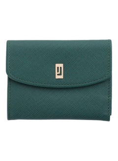 Buy The Morina Genuine Leather Wallet Green Gold in UAE