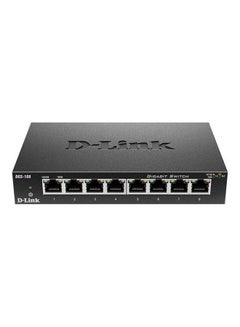 Buy 8-Port Gigabit Unmanaged Desktop Switch - DGS-108 Black in UAE