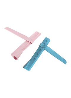 Buy 2-Piece Cake Scrapers Blue/Pink 3x5x23cm in UAE