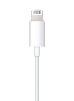 Buy Lightning to 3.5 mm Audio Cable (1.2m) white in Saudi Arabia