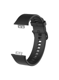 Buy Replacement Band For Huawei Watch Fit Black in Saudi Arabia