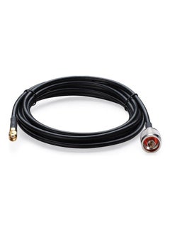 Buy RSMA Male To N Male Cable LMR 400 Black in UAE