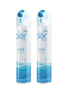 Buy aer Air Freshener Spray Cool Surf Blue 300 ml   Pack of 2 Blue in UAE