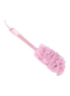 Buy Long Handle Bath Brush Pink 43x9cm in Saudi Arabia