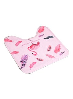 Buy Anti-Slip Bathroom  Mat Pink/Purple/Black One Size in Saudi Arabia