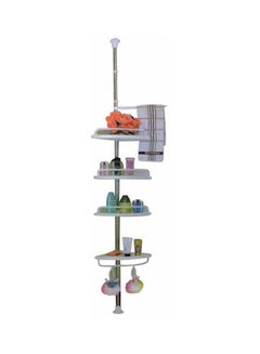 Buy Multi Corner Shelf Off White One Size in Saudi Arabia