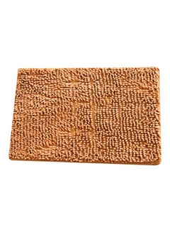 Buy Water Absorbent Bath Mat Brown in Saudi Arabia