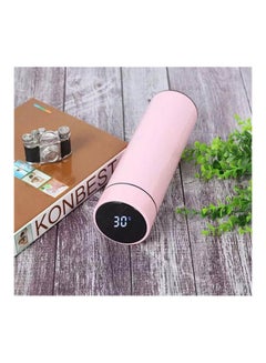 Buy Intelligent Stainless Steel Thermos Bottle Cup Temperature Display Vacuum Flasks Travel Car Soup Coffee Mug Thermos Water Bottle Pink in Saudi Arabia