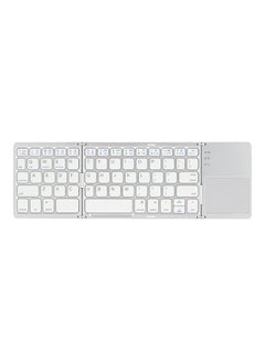 Buy Foldable Bluetooth Keyboard Silver in Saudi Arabia