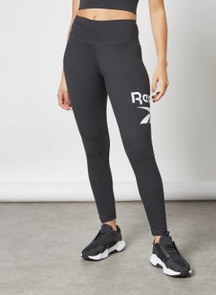 Buy Identity Logo Leggings Black in UAE