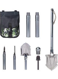 اشتري 8-Piece Shovel Tactical Tool Set For Camping في الامارات