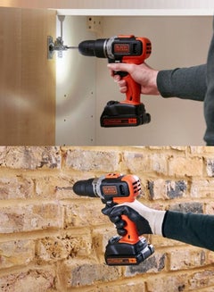 BLACK+DECKER Cordless Hammer Drill With 