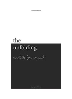 Buy The Unfolding paperback english in UAE