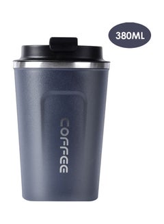 Buy Stainless Steel Insulated Thermal Coffee Mug Blue/Black in Egypt