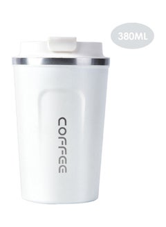 Buy Stainless Steel Insulated Thermal Coffee Mug White in Egypt