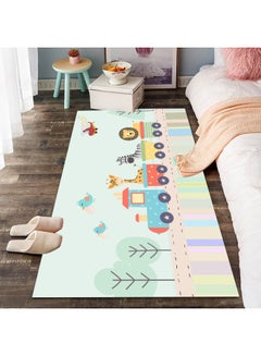 Buy Soft Rectangle Cartoon Printed Floor Rug Multicolour 120x160cm in Saudi Arabia