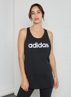 Shop adidas Loungewear Essentials Loose Logo Tank Top Black/White online in  Riyadh, Jeddah and all KSA