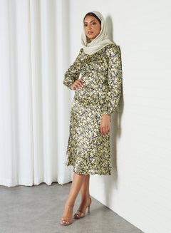 Buy Adena Midi Dress Multicolour in UAE