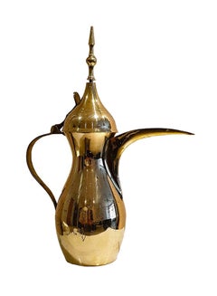 Buy Arabic Coffee Pot Gold 27.5cm in UAE