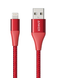 Buy USB To Lightening Cable Connector 3ft Red in Saudi Arabia