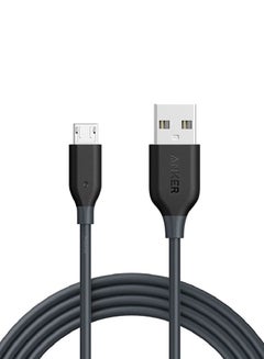 Buy PowerLine Micro USB Charge and Sync Cable 1.8m Black in Saudi Arabia