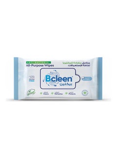 Buy Antibacterial Wet Wipes  40 Sheet White in UAE
