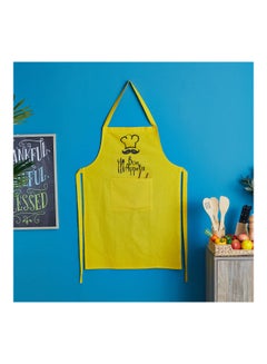 Buy Zest Bon Appetit Printed Apron Yellow 60cm in Egypt