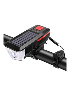 Buy Waterproof Solar-USB Charging Bike Light Horn 11x4x3.5cm in UAE