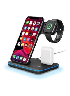 Buy 3 In 1 Wireless Charger Black in UAE