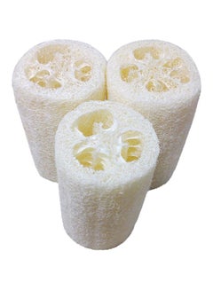 Buy Natural Loofah Bath Body Shower Sponge White 64.8x6x9cm in Saudi Arabia