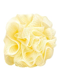 Buy Soft Bath Sponge Yellow 9.6x11x9cm in Saudi Arabia