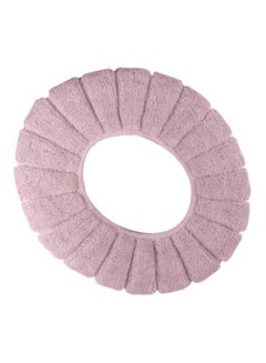 Buy Stretchable Cushioned Toilet Seat Cover Pink 3x1x1cm in Saudi Arabia