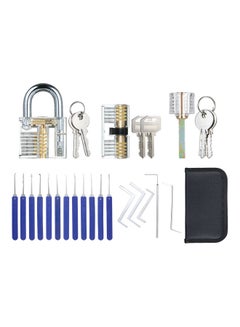 Buy 17- Piece Lock Picking Tool Kit Multicolour in UAE