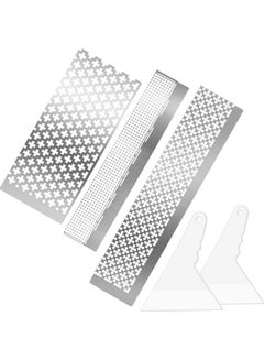 Buy 3-Piece Diamond Painting Ruler Silver in Saudi Arabia