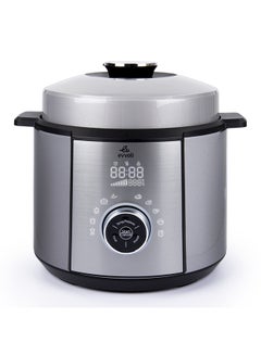 Buy 10 In 1 Multi-Use Programmable Pressure Cooker 10 Cook Settings With 15 Smart Safety Protection Modules 5.5 L 1100.0 W EVKA-PC6010S Silver/Black in UAE