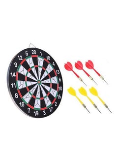 Buy Dart Board 15" / 6  darts (For indoor use) 29.3cm in Saudi Arabia