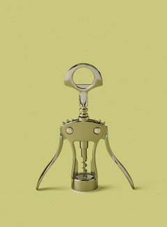 Buy Corkscrew Bottle Opener - Made Of Stainless Steel - Bottle Opener - Wine Bottle Opener - Wine Opener - Can Screwdriver - Bar Set Tools - Silver Silver in Saudi Arabia