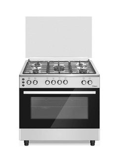 Buy 5-Burner Cooking Range CK301 Brushed Aluminium in UAE