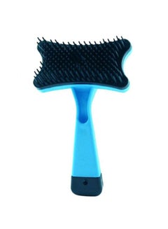 Buy Pet Hair Removal Comb Blue/Black in Saudi Arabia