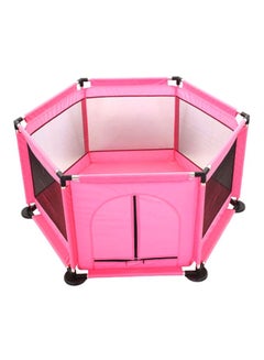 Buy Foldable Baby Kids Playpen Activity Center Room Fitted Floor Kids Safety Protection Care Playpen Tent Crawling Game Folding Fence Toys in Saudi Arabia