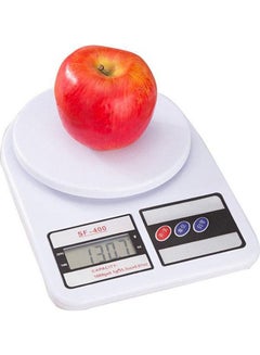 Buy Kitchen Scale Diet Balance Food Scale High Precision White 10kg in Saudi Arabia