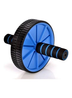 اشتري Ab Workout Dual Wheel Hand Pusher With Anti Slip Wheels And Comfortable  For Training Exercise 18سم في السعودية