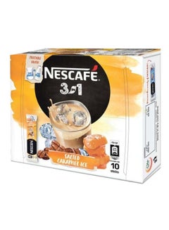 Buy 3 In 1 Salted Caramel Iced Coffee 25grams Pack of 10 in UAE