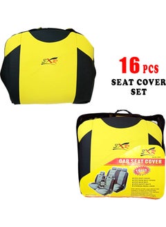 Buy 16-Piece Universal Car Seat Cover Set in Saudi Arabia