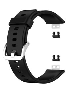 Buy Replacement Band For Huawei Watch Fit Black in UAE
