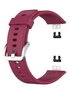 Buy Replacement Band For Huawei Watch Fit Claret in UAE