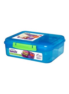 Buy Bento Lunch Box Multicolour 1.65 LLiters in Egypt