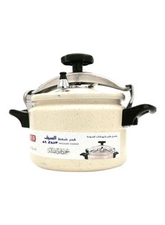 Buy Granite Pressure Cooker Beige/Black/Silver 5.0Liters in Saudi Arabia