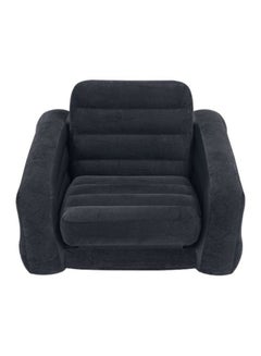 Buy Multipurpose Inflatable Sofa Black 221x66x107cm in Saudi Arabia