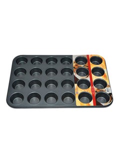 Buy 24 Cup Mini Muffin Pan Black in Saudi Arabia